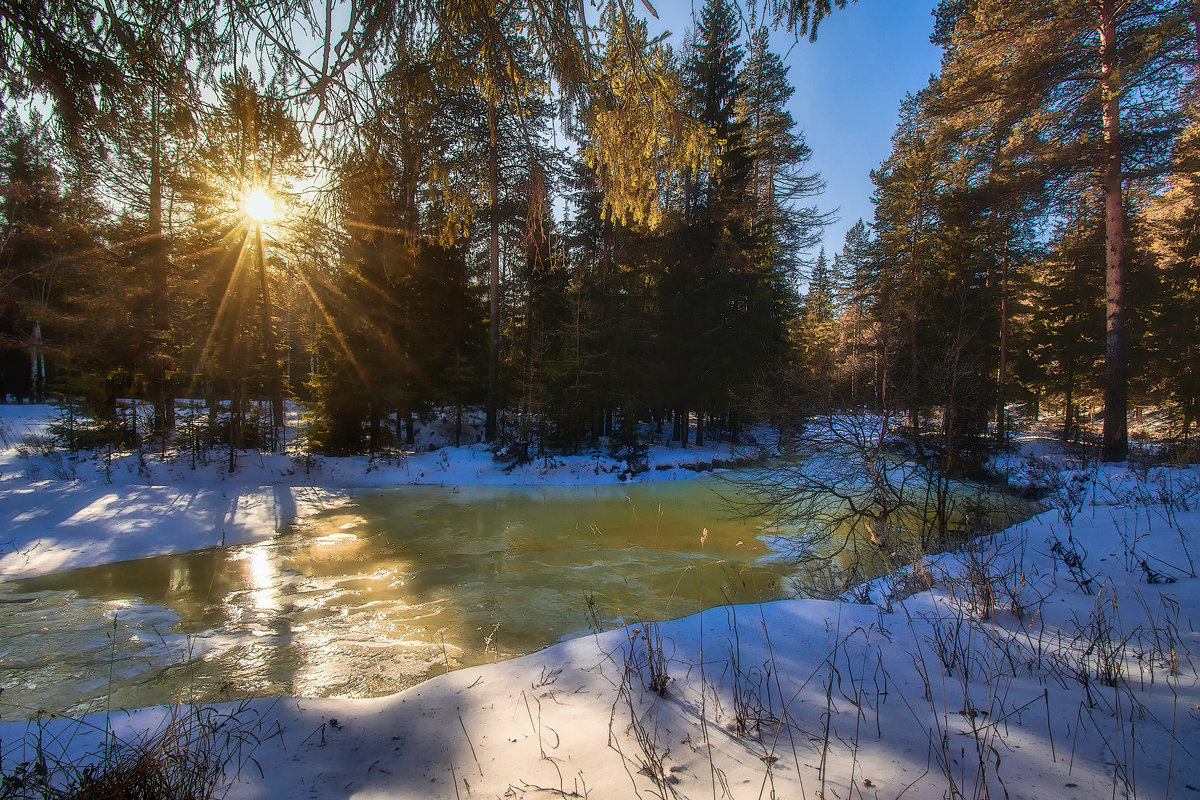 Зимняя речка - vladimir Bormotov