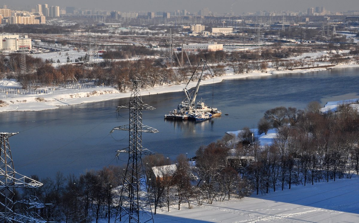 Река Москва...1 февраля - Анатолий Колосов