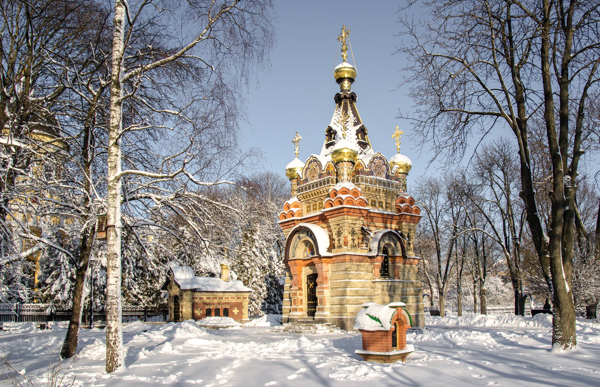 В зимнем парке - Виктор Позняков