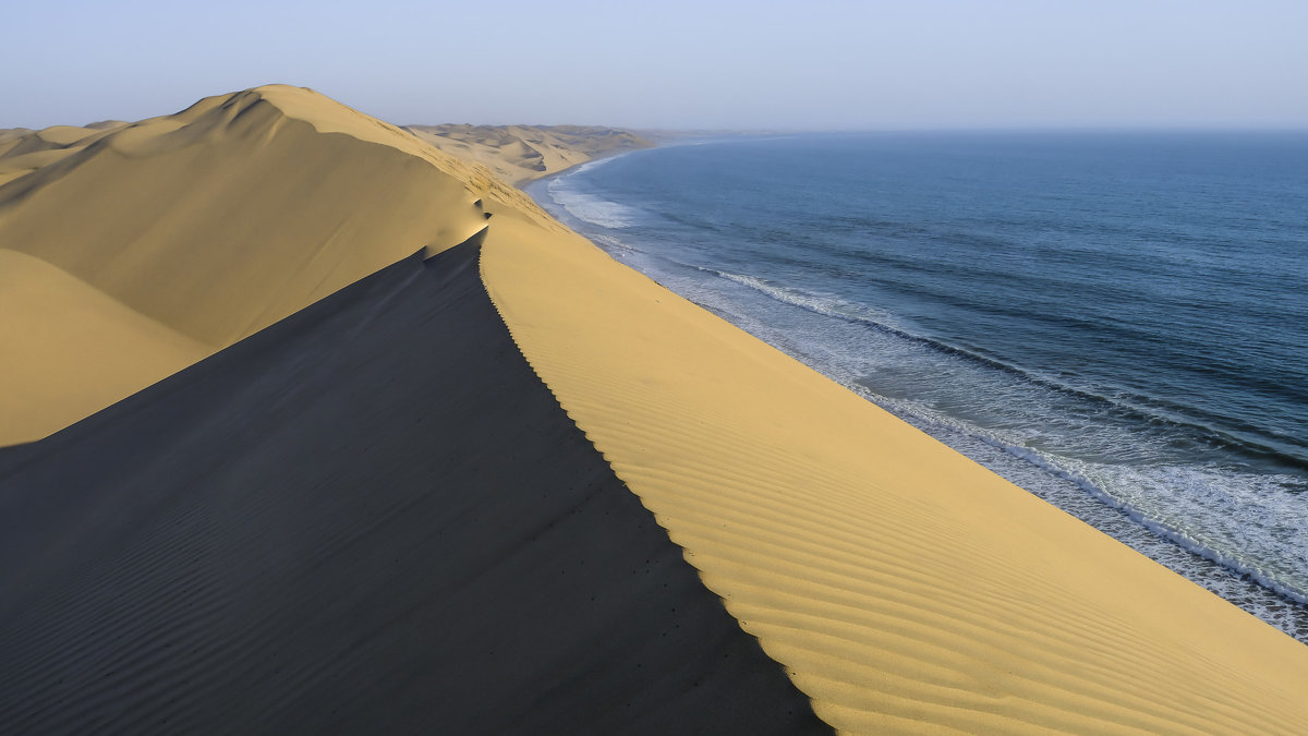 самая высокая дюна в Намибии: 300 м в океан - Георгий А