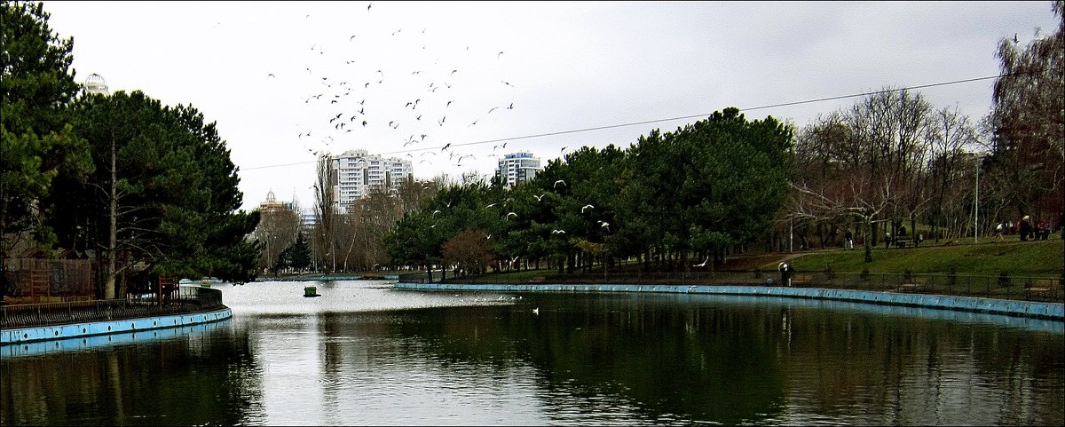 Пейзаж  приморского города - Людмила 