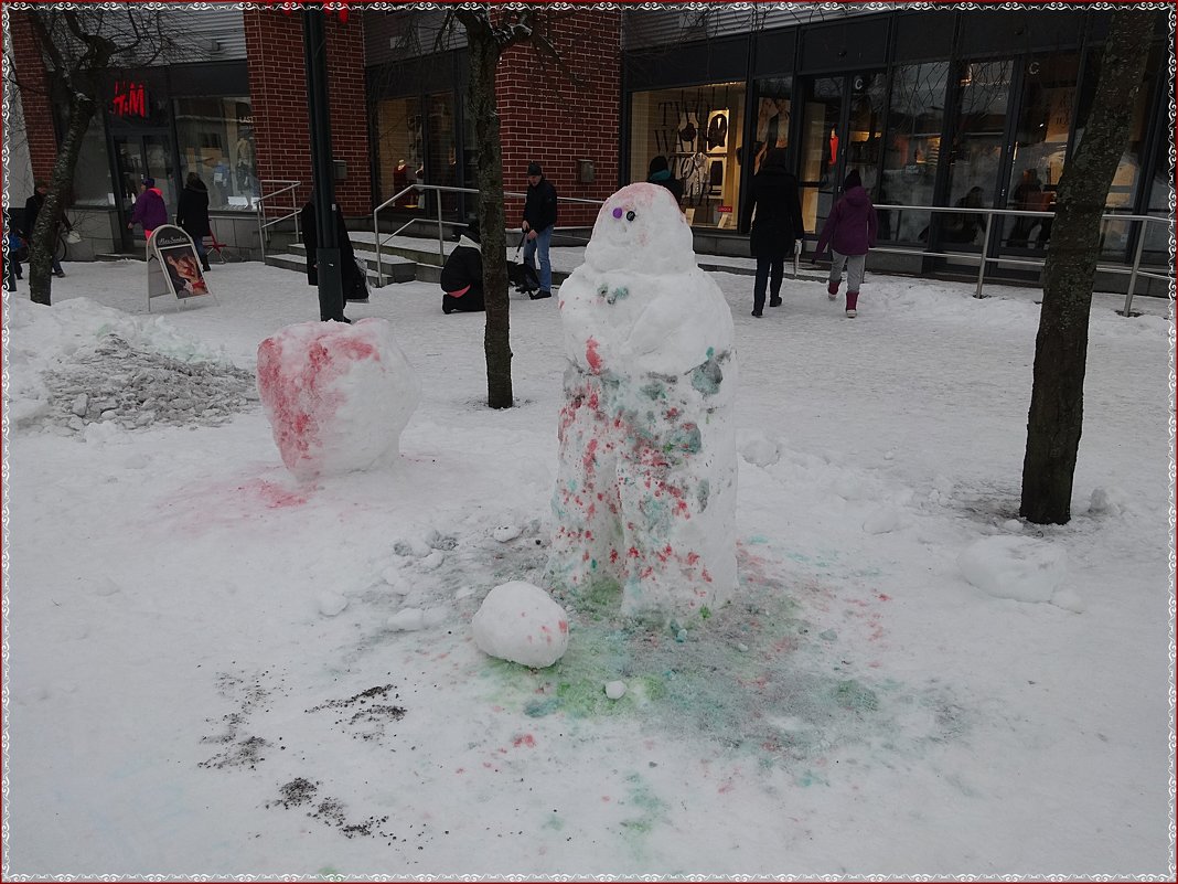 Забавный снеговик - Вера 