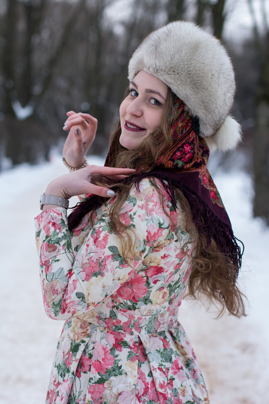 Зимний женский образ "Масленица" - Егор Арнаутов