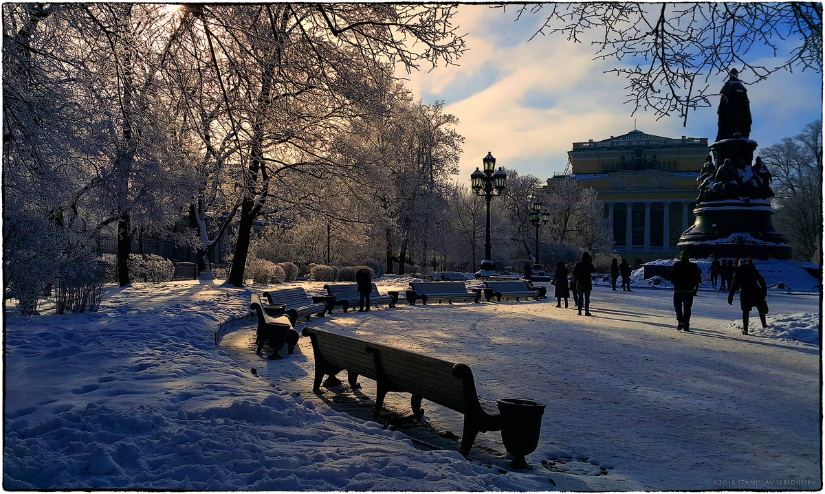 My magic Petersburg_02887 Екатерининский сад - Станислав Лебединский