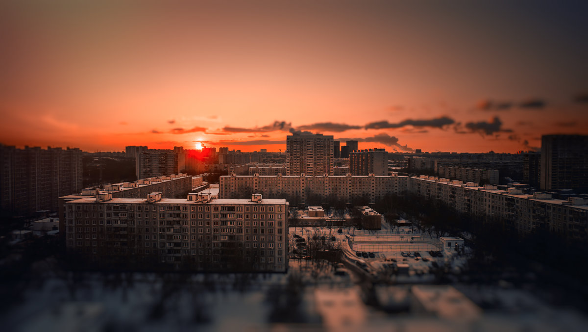 закат над городом - Pasha Zhidkov