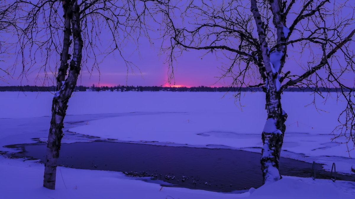 морозный восход солнца - Георгий А