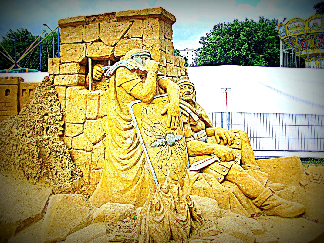 Выставка песчаных скульптур: " Века минувшие..." - Владимир Драгунский