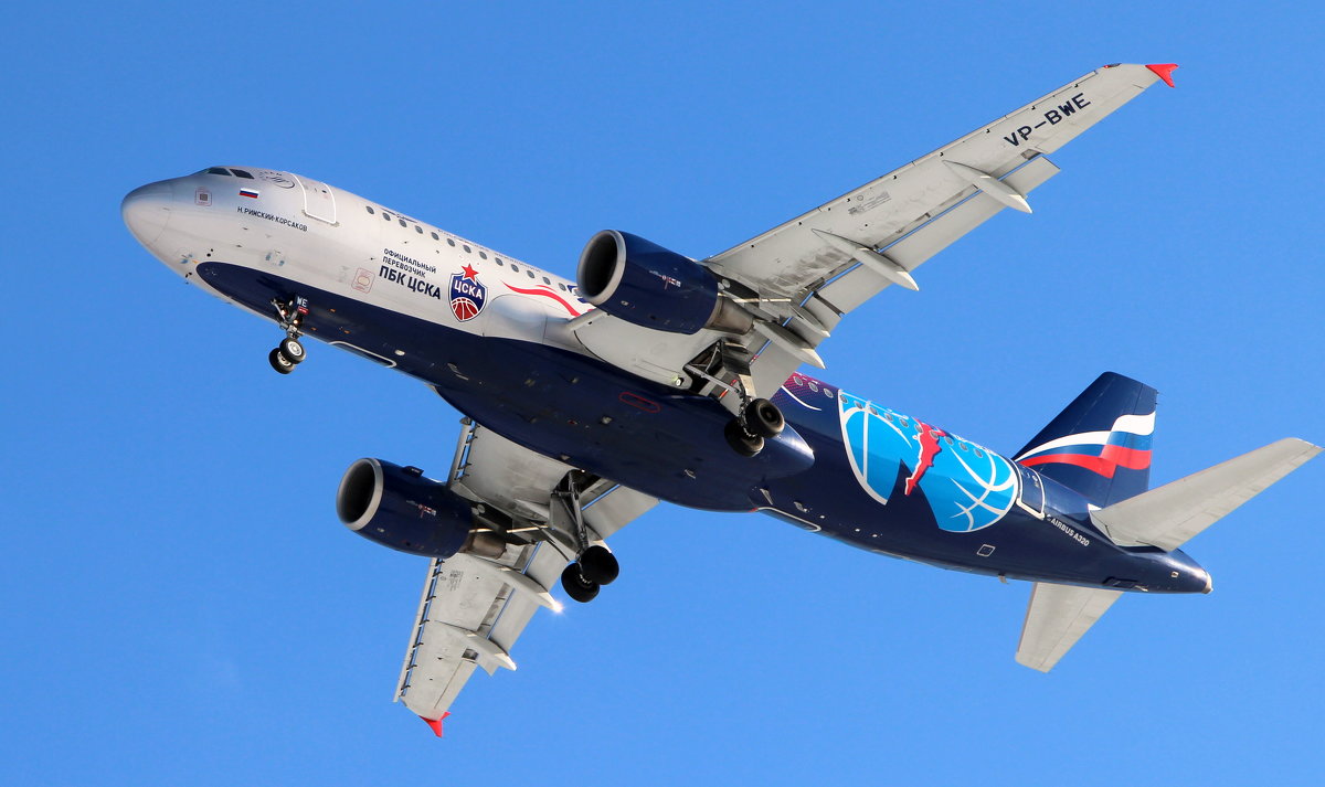 Airbus A320-200, рег. VP-BWE, Aeroflot - Russian Airlines - ast62 