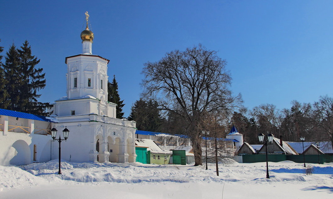Святые ворота с церковью Иоанна Предтечи.1695 г. - Лесо-Вед (Баранов)