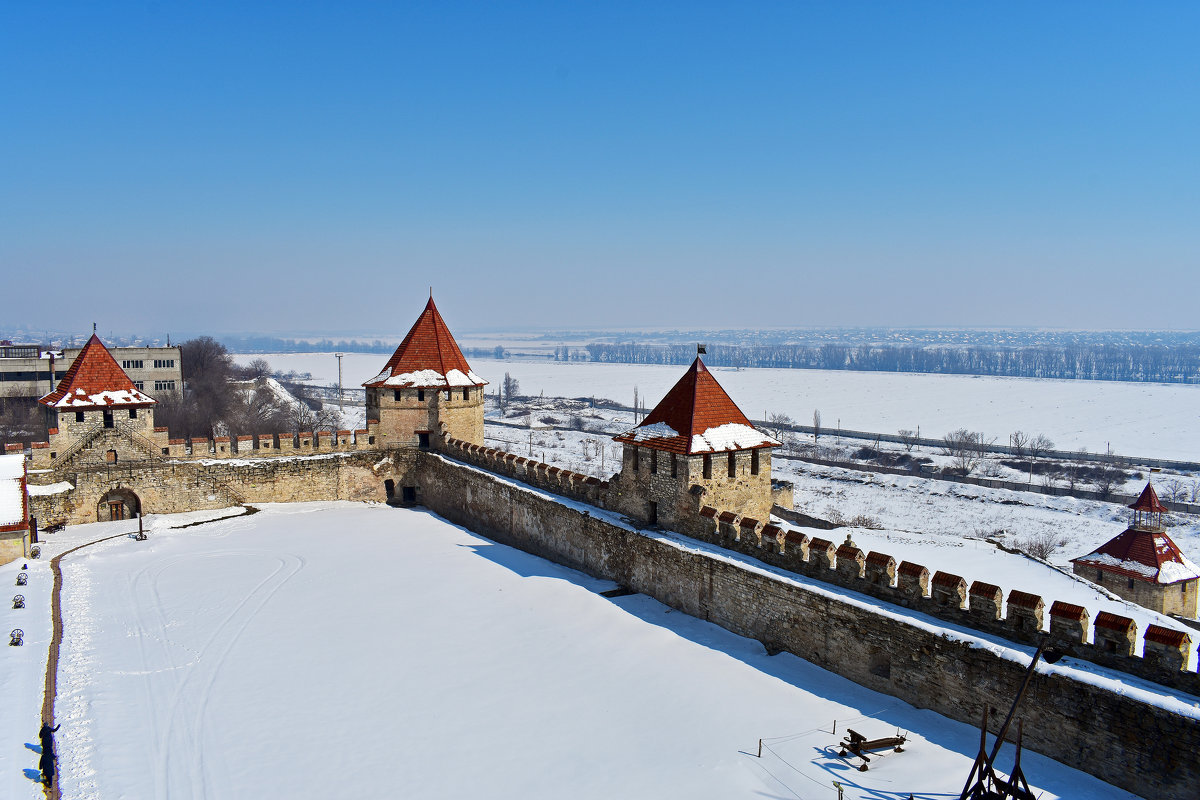 Панорама из Бедерской крепости - Nina Streapan