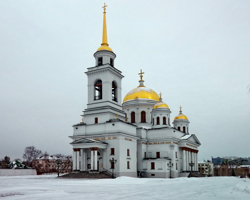 Ново-Тихвинский женский монастырь, с другой стороны. - Пётр Сесекин