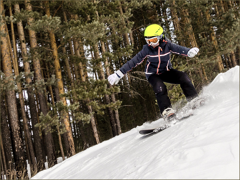 Юный сноубордист - Сергей l