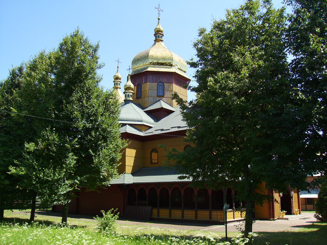 Деревянный   храм   в    Ямнице - Андрей  Васильевич Коляскин