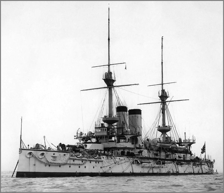 mperial Japanese Navy  battleship "Asahi", July 1900. - Александр 