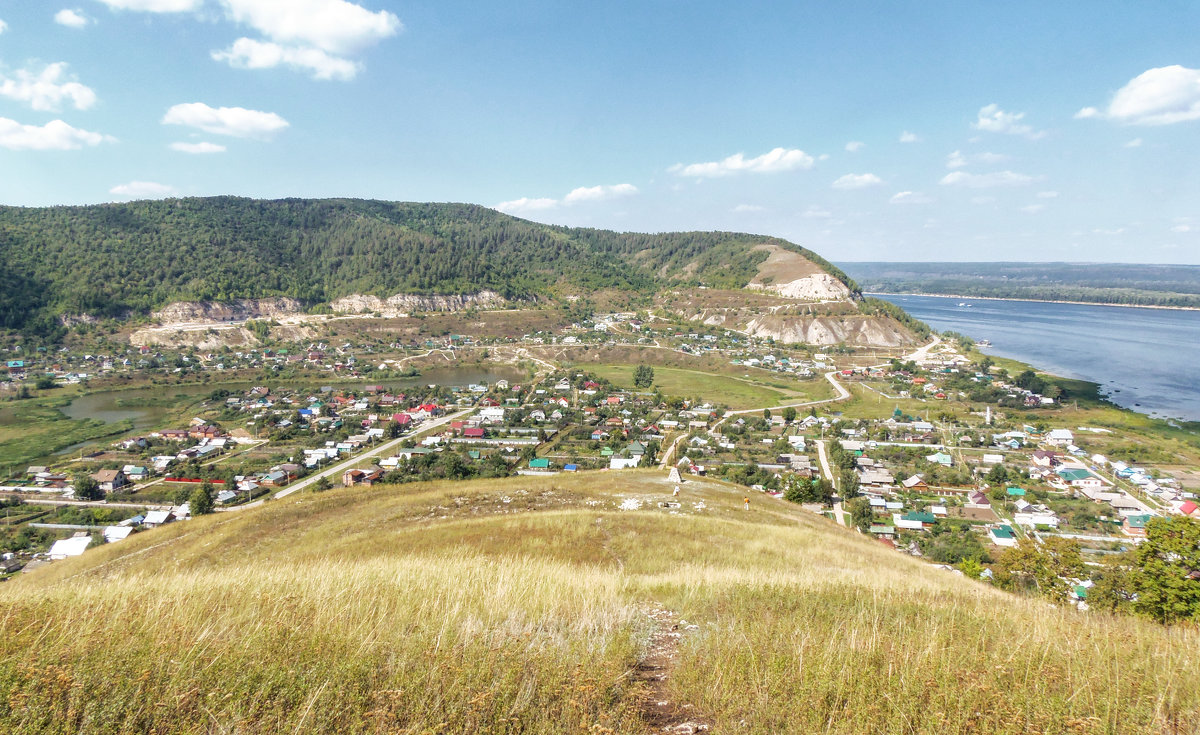 Вид на село Ширяево с Монастырской горы - Наталья Ильина