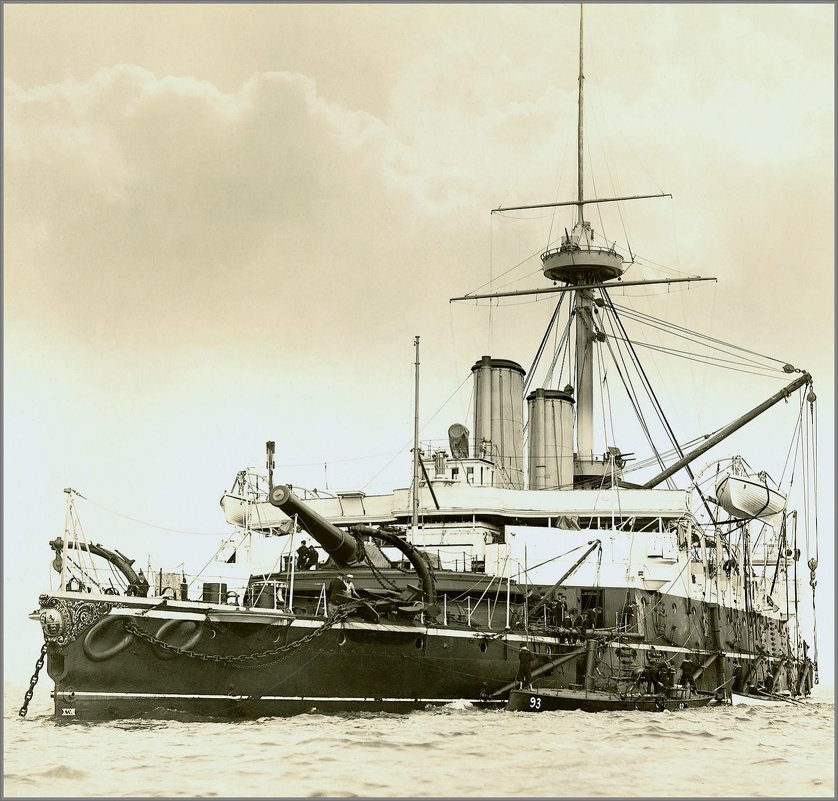battleship HMS "Benbow" in the 1890s. - Александр 