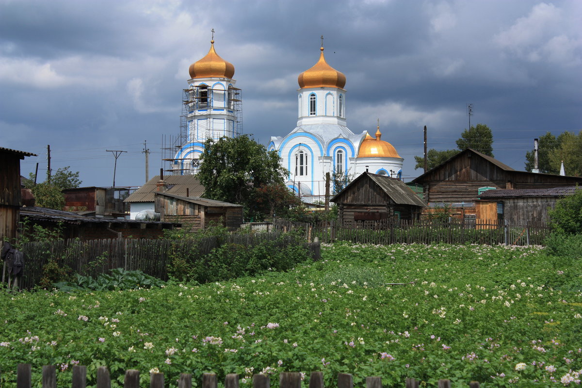 Монастырь в Колывани - Галина Козлова 