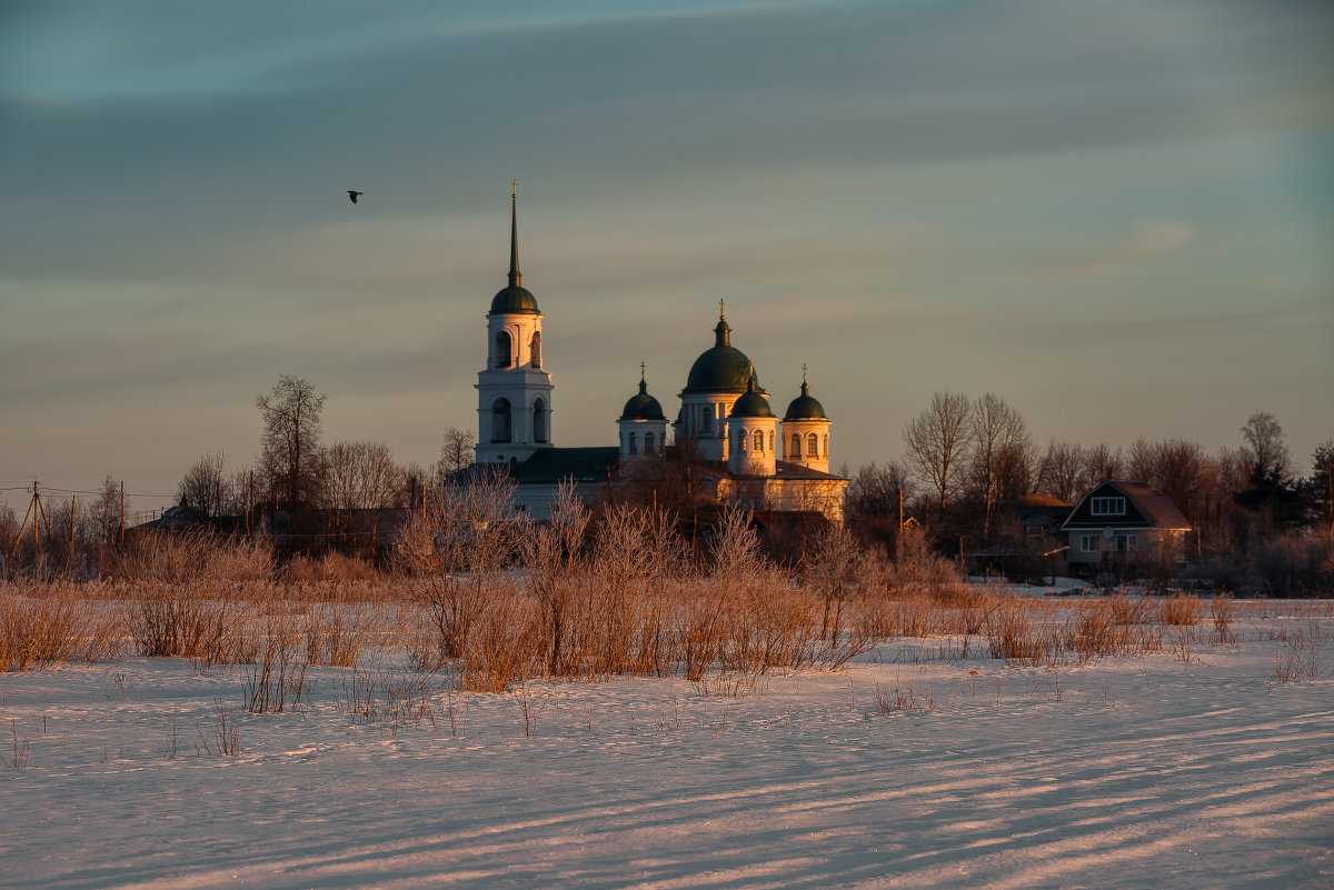 Природа храм зима Вологда