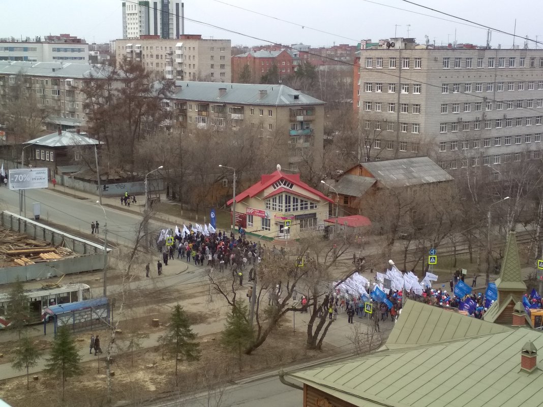 Первомайский парад 2018. Томск - Георгий Светлов