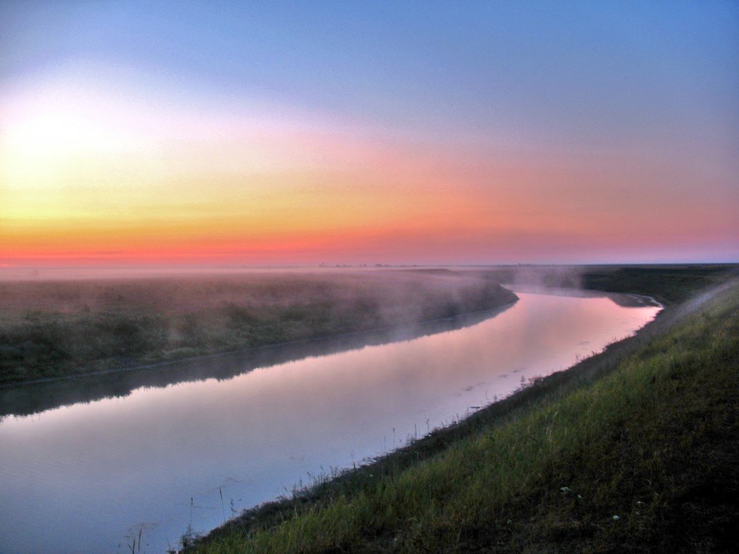Рассвет на реке - Владимир 