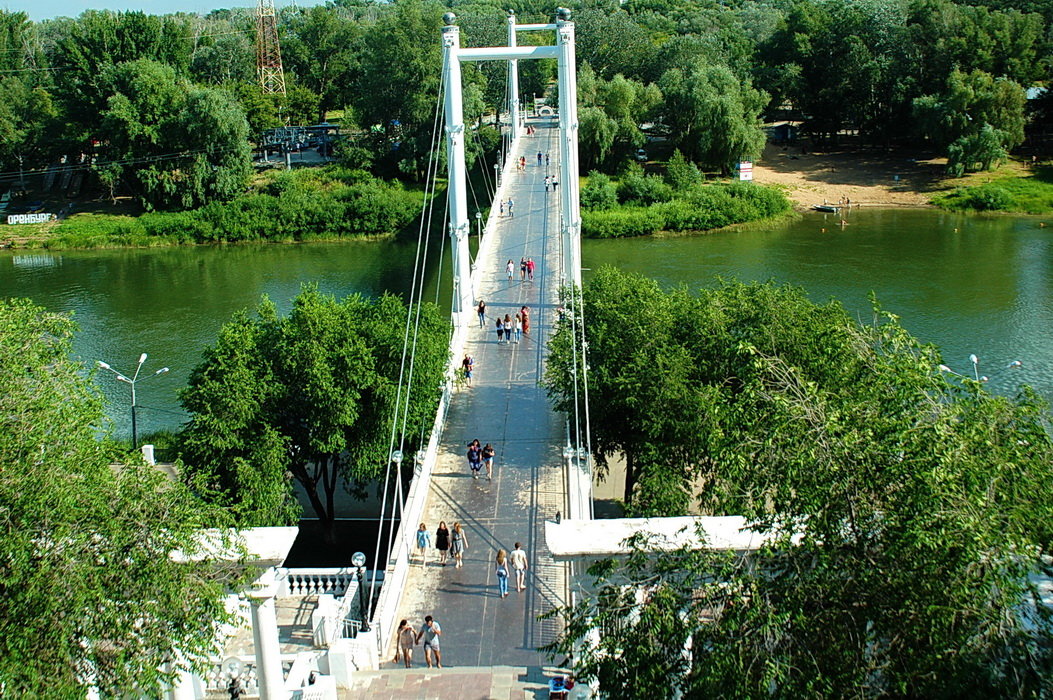 мост через реку Урал в г. Оренбурге - Александр 