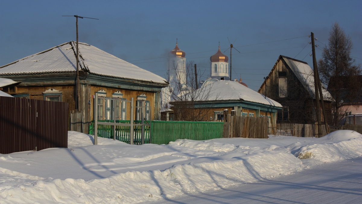 Зимним днём в деревне - Галина Козлова 