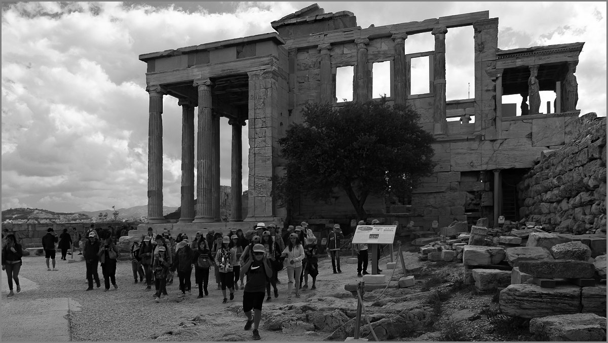 Храм  Эрехтейон на  афинский Акрополе. - Lmark 