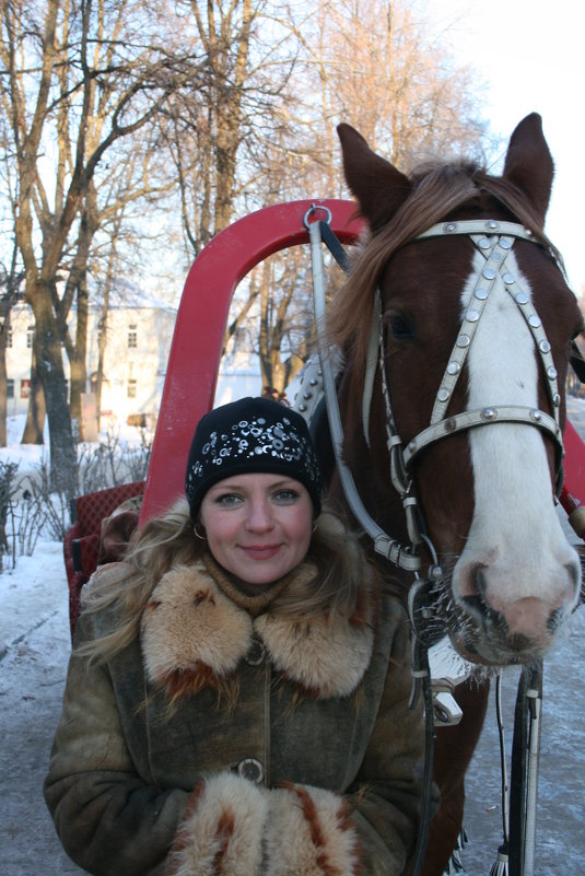 девушка и лошадь - Димончик 