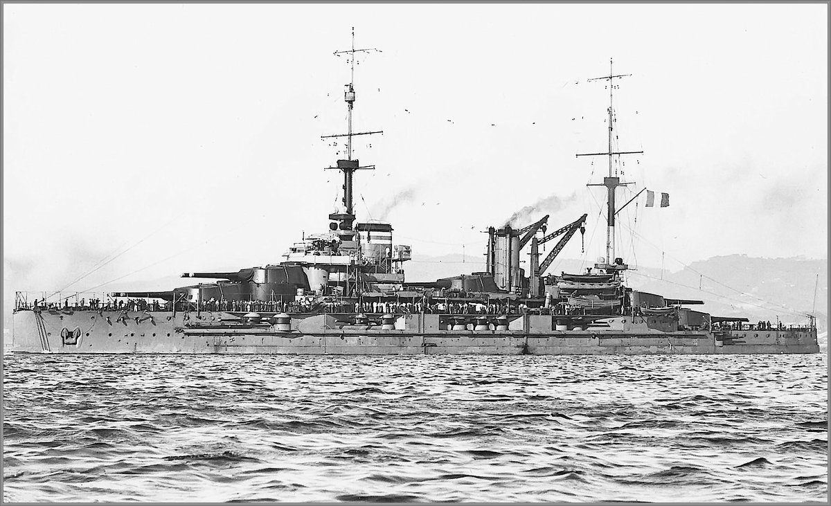 French battleship "Lorraine" in 1917. - Александр 