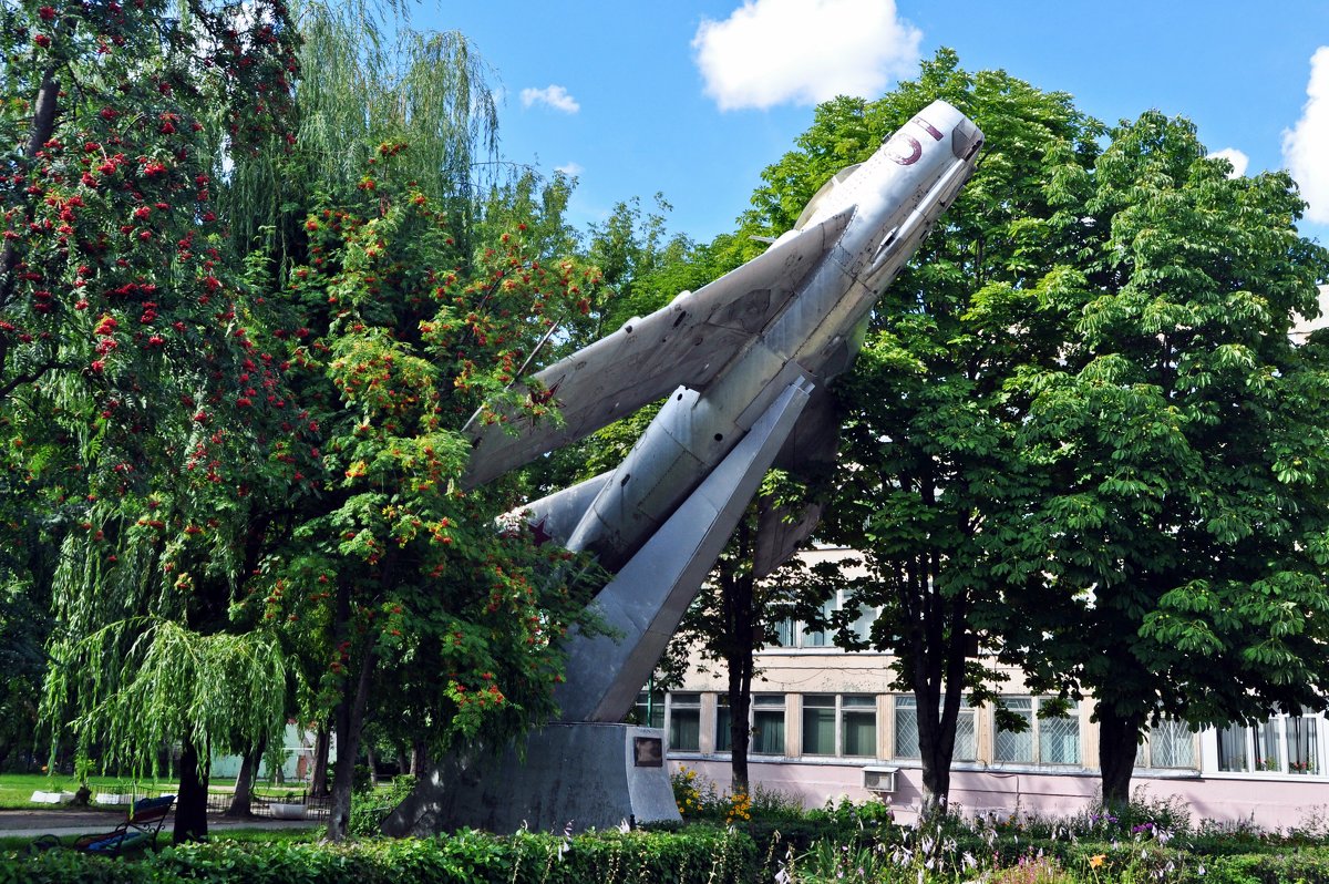 Самолет-памятник МИГ-117. Калуга - Лариса Вишневская