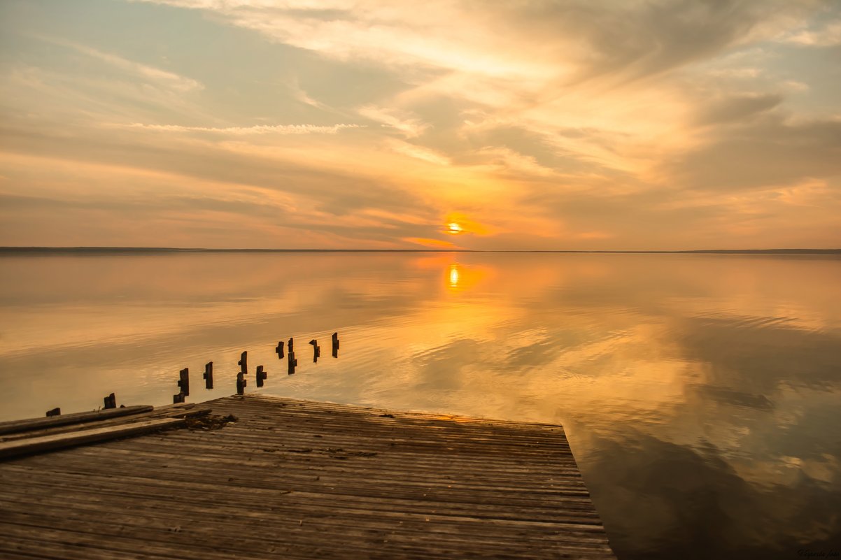 Закат на Плещеевом озере, Переславль-Залесский - Tata Gorbunova