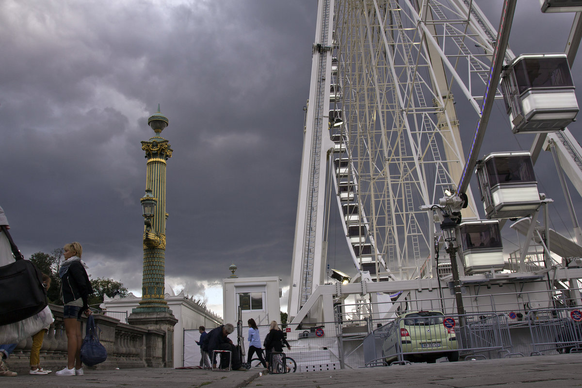 Вечер на площади Согласия в Париже - Александр Рябчиков