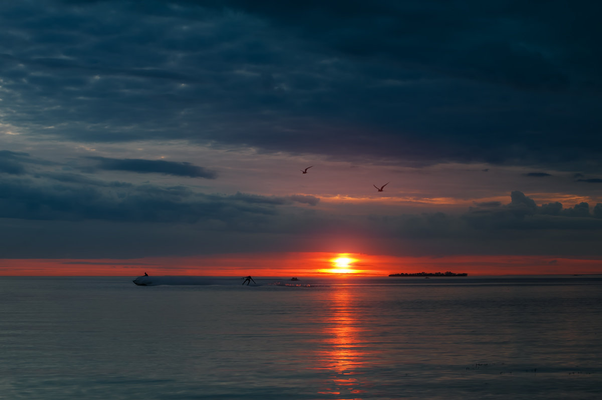 Восход на финском заливе
