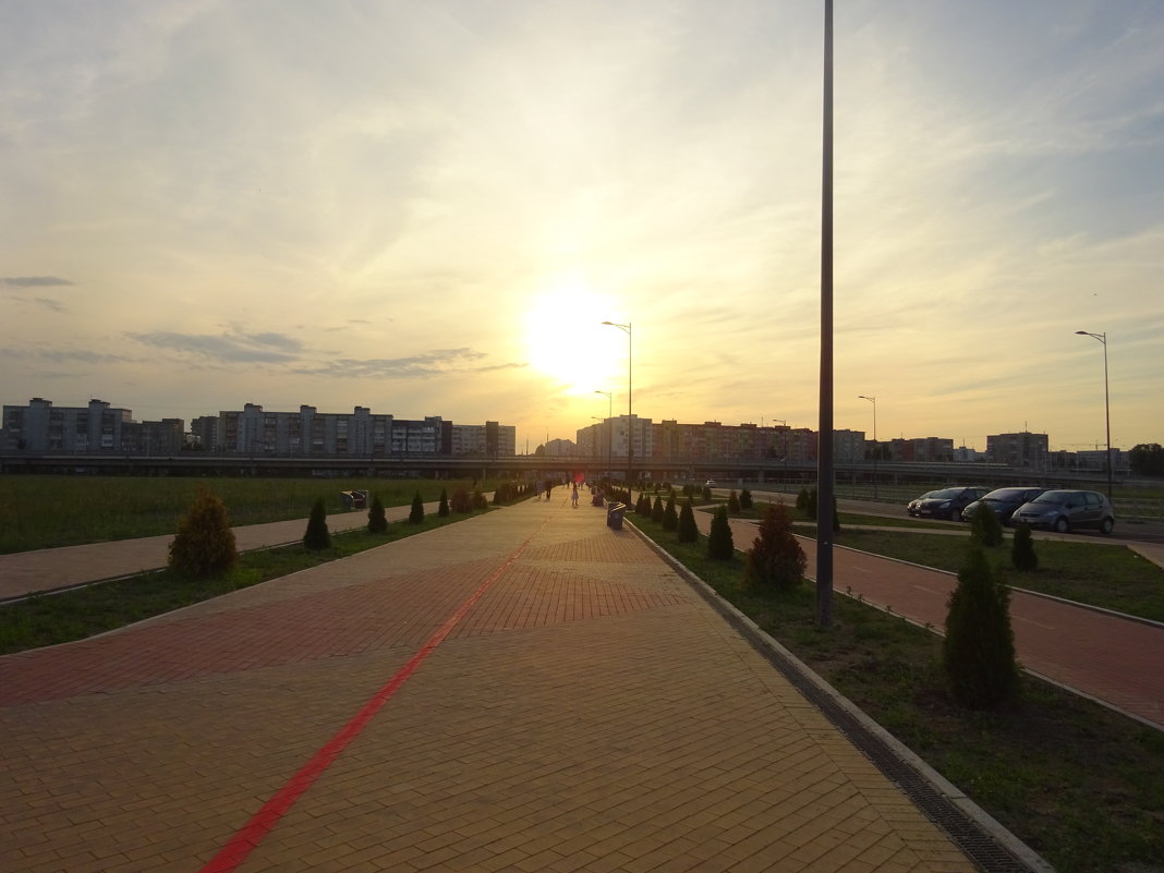 Дорога В Калининград со стадиона. - галина 