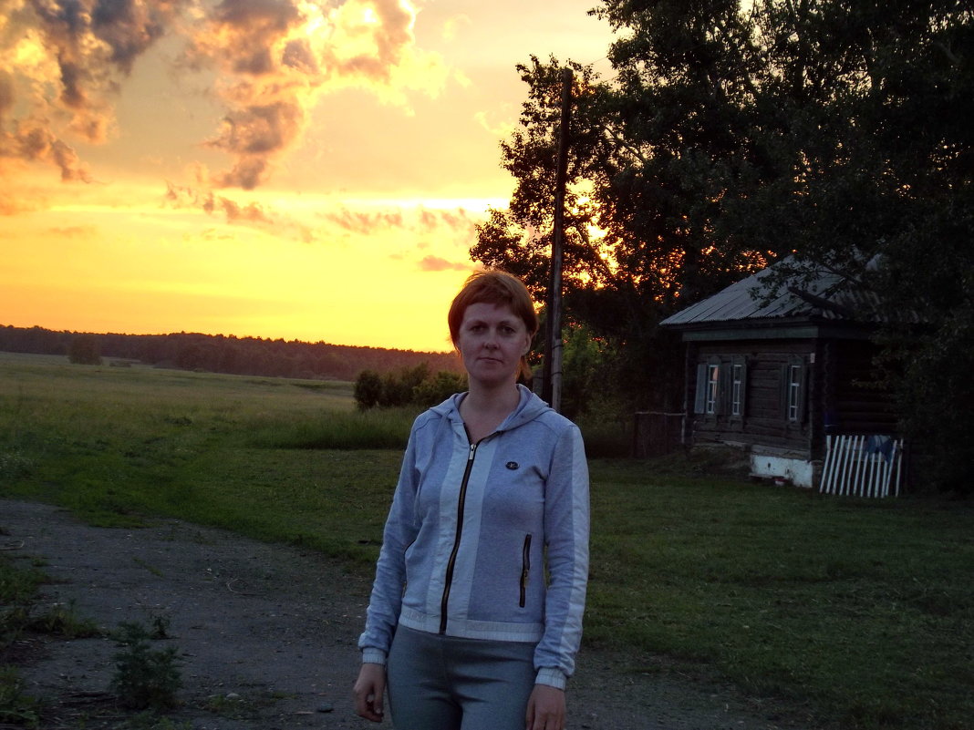 На фоне заката - Светлана Рябова-Шатунова