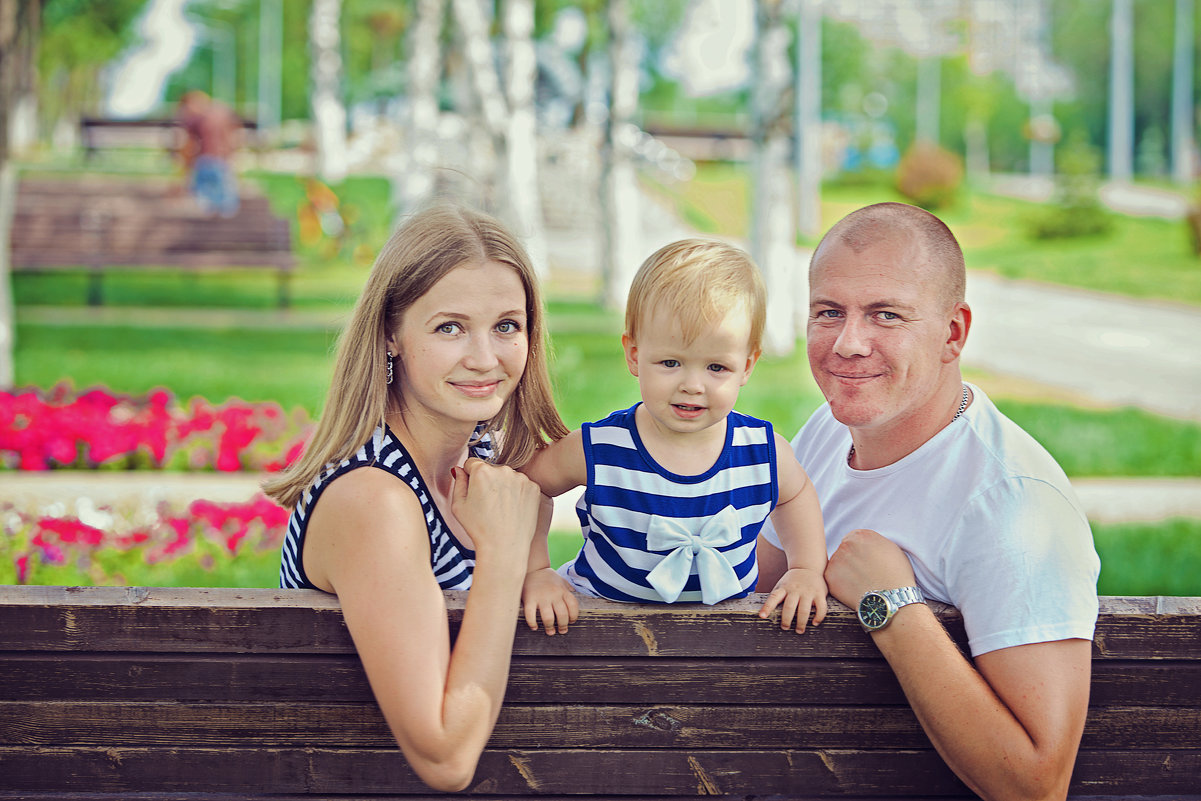 Семейная фотосессия в парке - марина алексеева