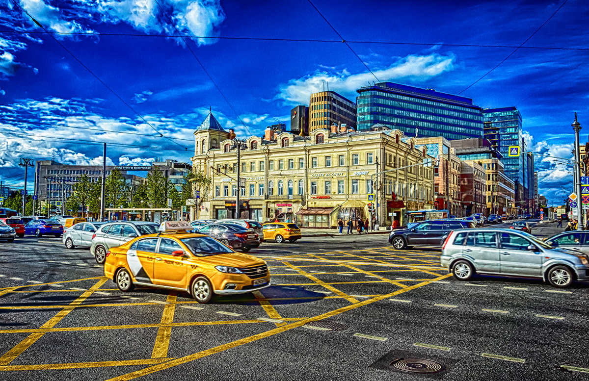 Москва. Площадь Белорусского вокзала. - Игорь Герман