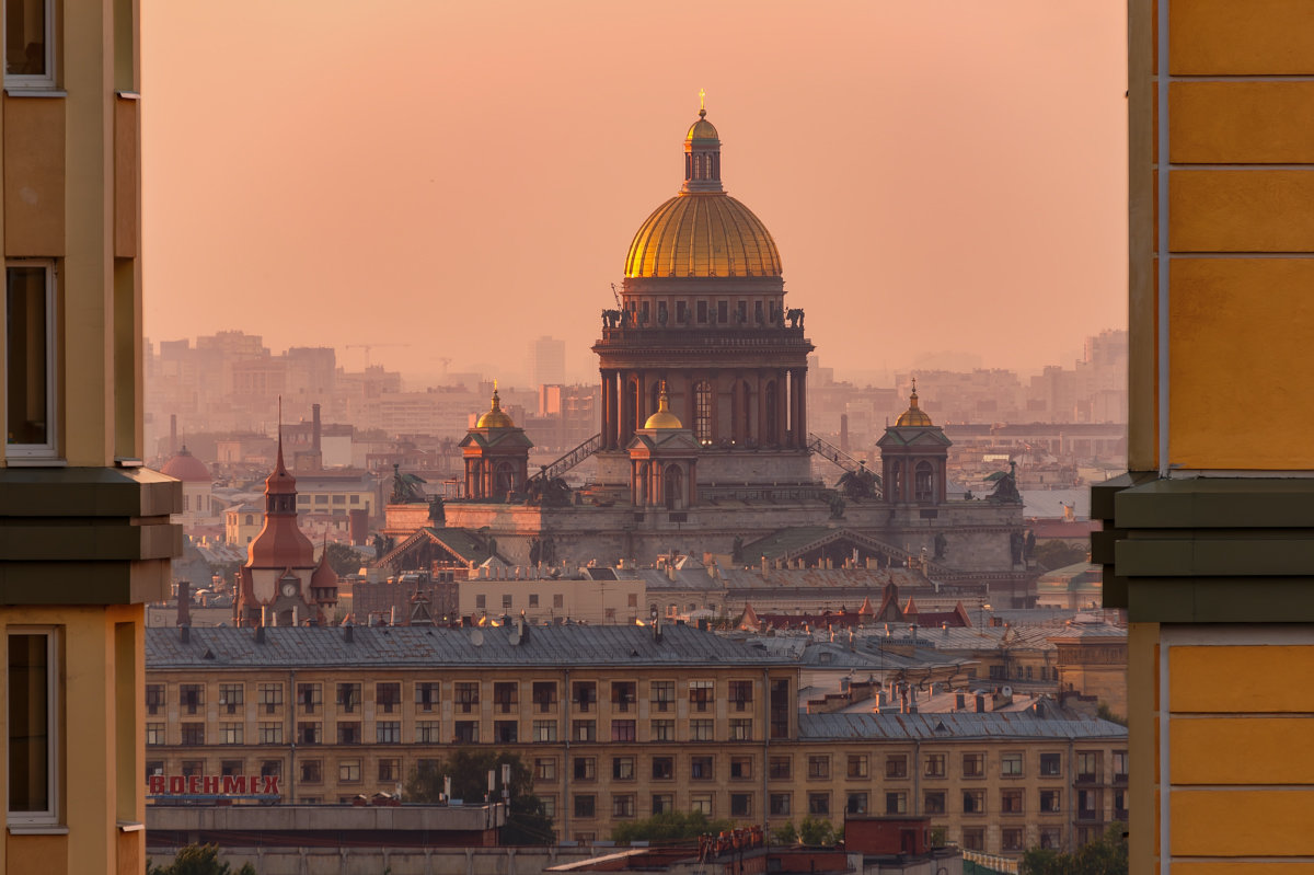 Санкт-Петербург вид на Исаакиевский собор