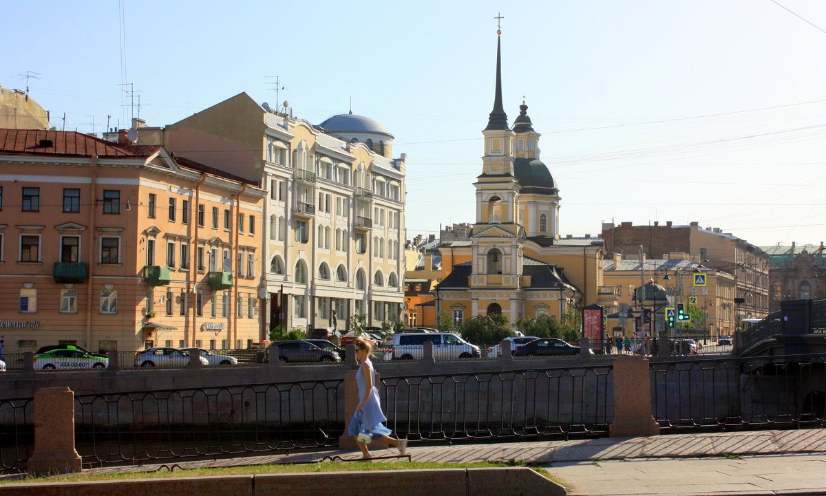 САНКТ-ПЕТЕРБУРГ ЛЕТОМ, РЕКА ФОНТАНКА - Николай Гренков