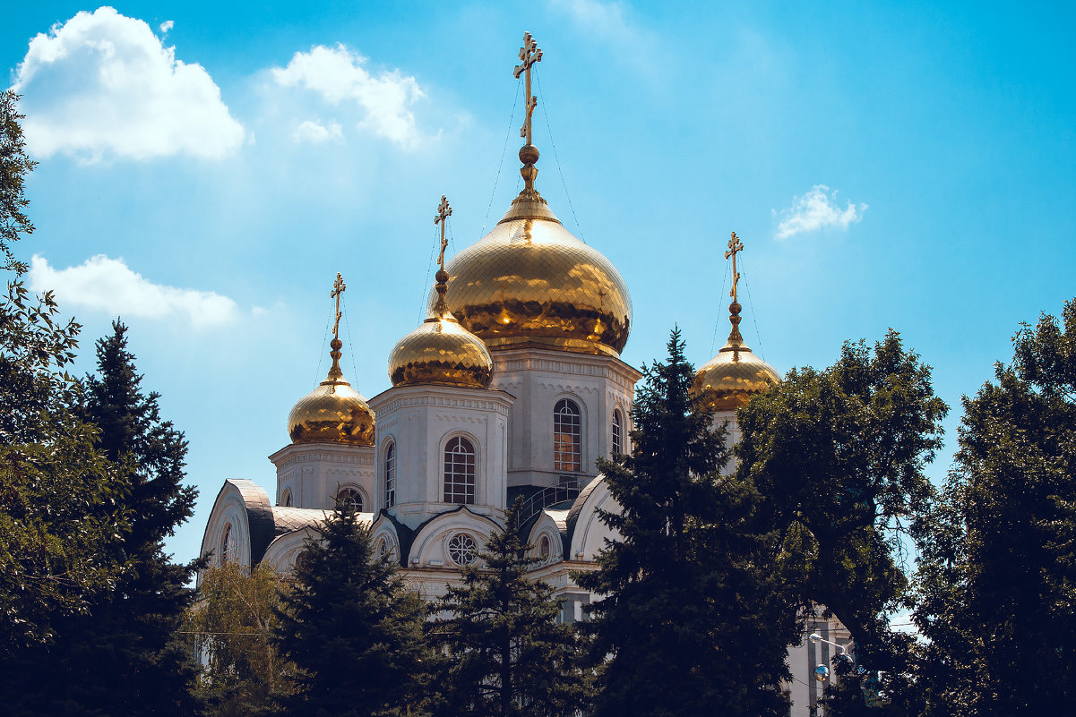 Купола Войскового собора Александра Невского в Краснодаре - Krasnodar Pictures