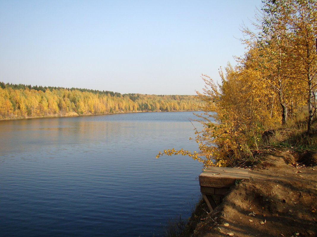 Октябрь на озере - Татьяна Георгиевна 