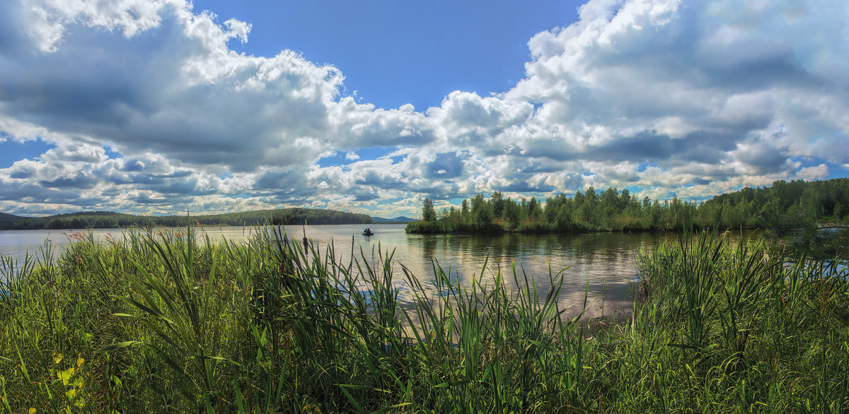 Панорама озера - vladimir Bormotov