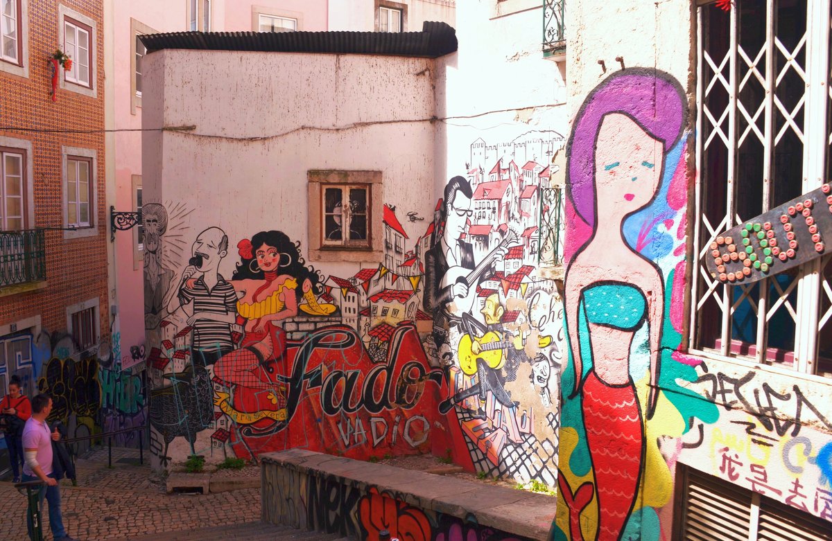 Граффити в Лиссабоне - Генрих 