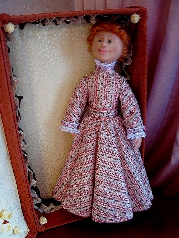 Моя первая рукотворная кукла Ева-Мария, год  создания 2008, в Московской Школе Кукольного Дизайна. - Надежд@ Шавенкова