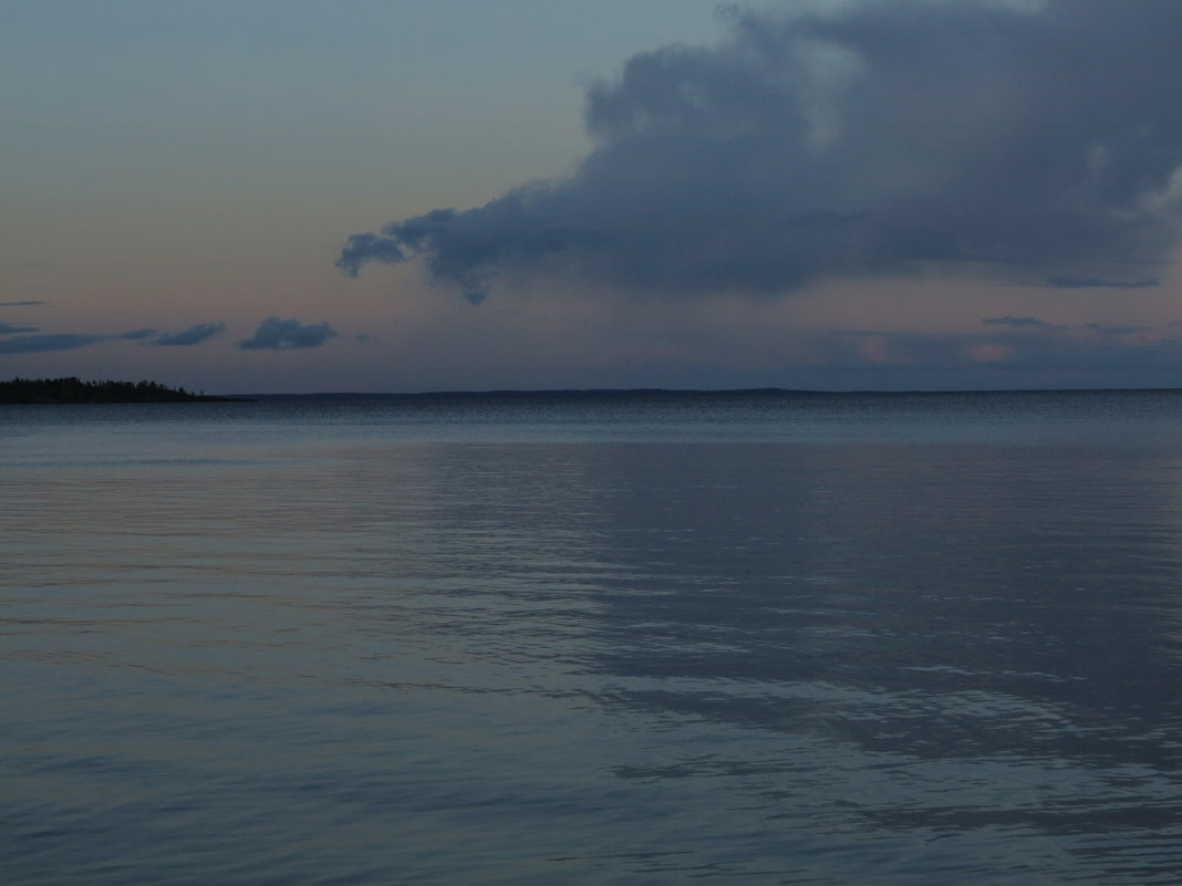 Последний кадр заката на Ладоге - Наталья 
