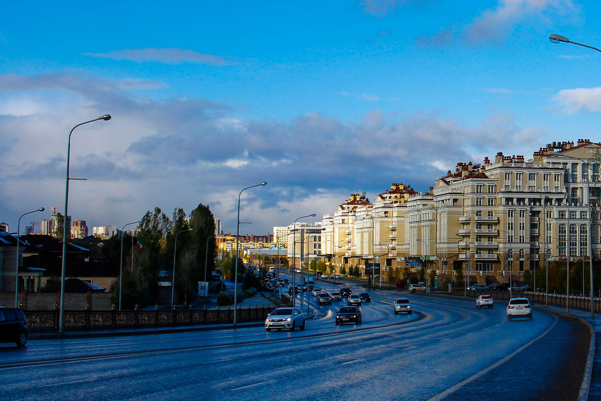 Спуск с моста в Астане - astanafoto kazakhstan