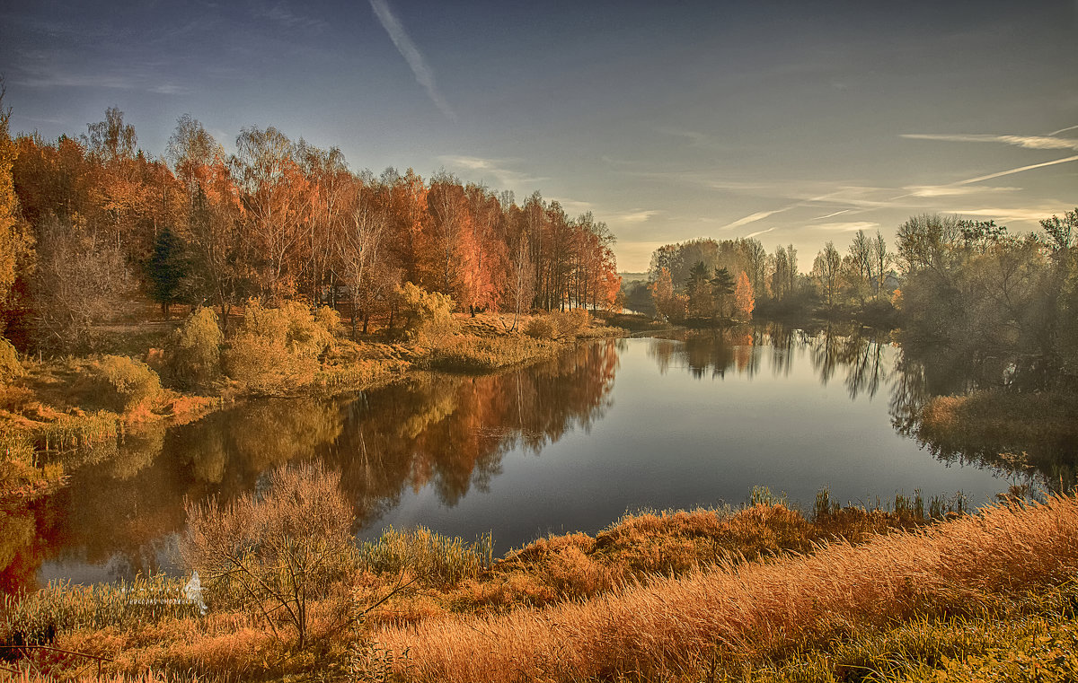 Осенний пейзаж - николай смолянкин