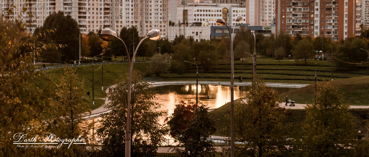 Парк в лучах заката - Андрей Кузнецов