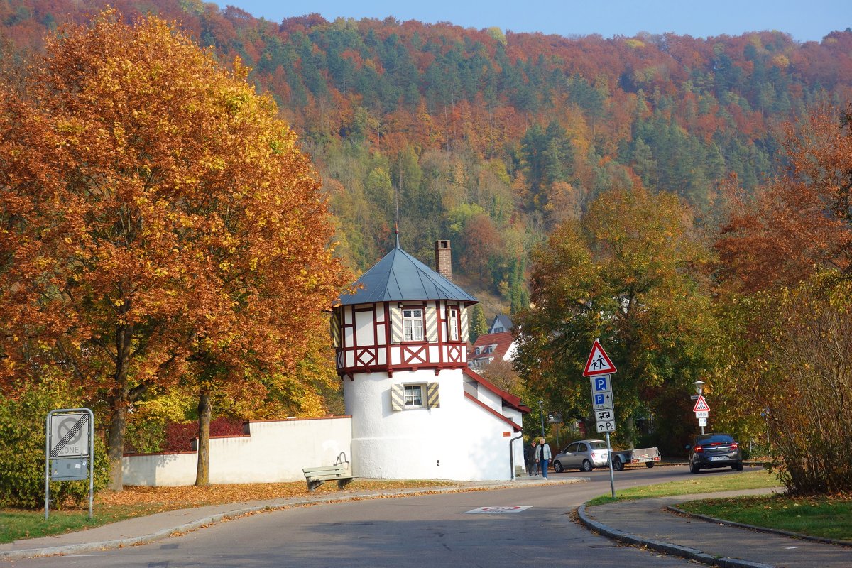 Осень в городке Blaubeuren в Баден Вюртербурге... - Galina Dzubina
