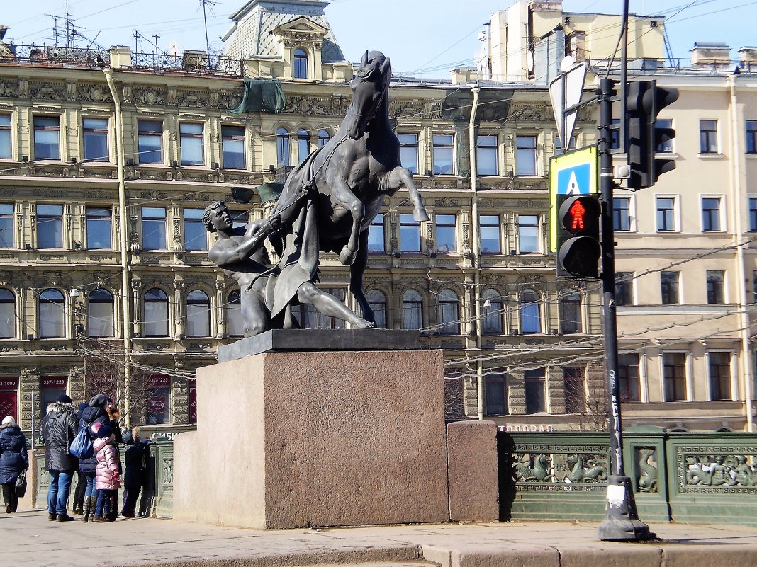 CПб, Аничков мост. - Венера Чуйкова